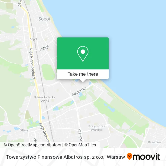 Карта Towarzystwo Finansowe Albatros sp. z o.o.