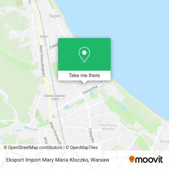 Eksport Import Mary Maria Kłoczko map