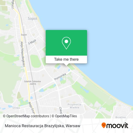 Manioca Restauracja Brazylijska map