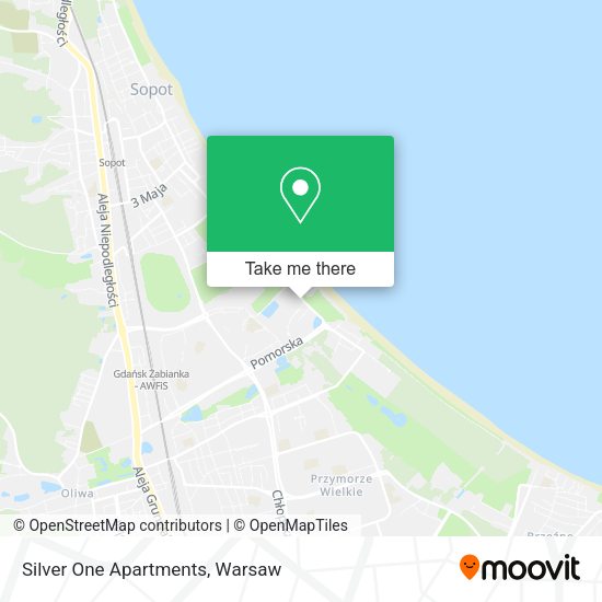 Silver One Apartments map