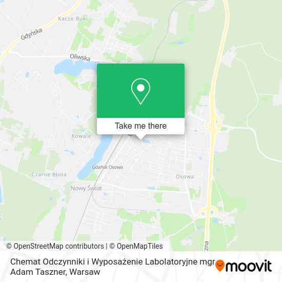 Chemat Odczynniki i Wyposażenie Labolatoryjne mgr Adam Taszner map