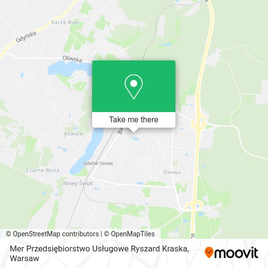 Mer Przedsiębiorstwo Usługowe Ryszard Kraska map