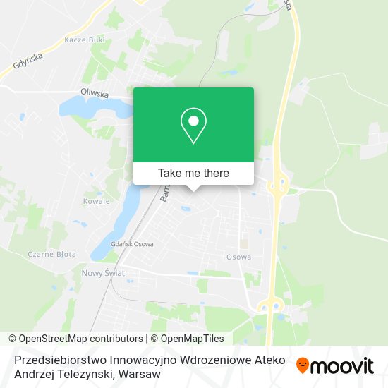 Przedsiebiorstwo Innowacyjno Wdrozeniowe Ateko Andrzej Telezynski map