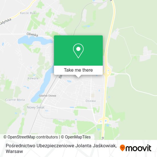 Pośrednictwo Ubezpieczeniowe Jolanta Jaśkowiak map