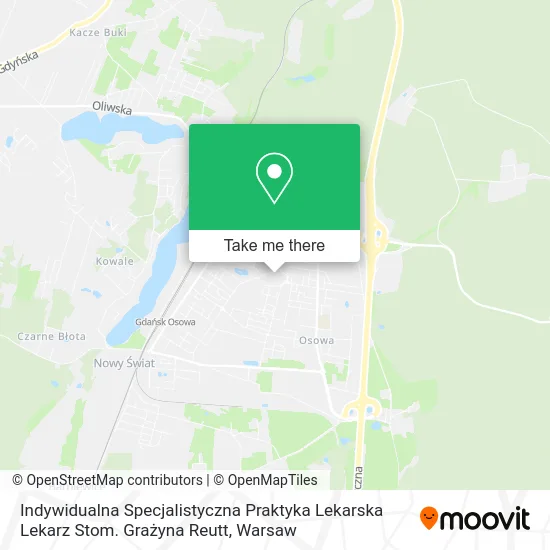 Indywidualna Specjalistyczna Praktyka Lekarska Lekarz Stom. Grażyna Reutt map