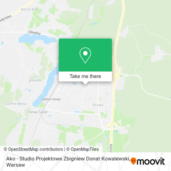 Карта Ako - Studio Projektowe Zbigniew Donat Kowalewski