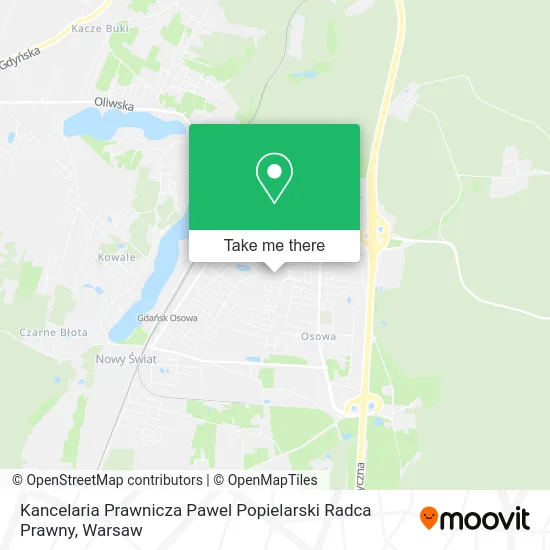Карта Kancelaria Prawnicza Pawel Popielarski Radca Prawny