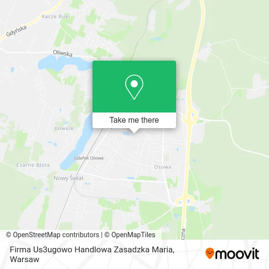 Карта Firma Us3ugowo Handlowa Zasadzka Maria