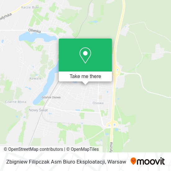 Zbigniew Filipczak Asm Biuro Eksploatacji map