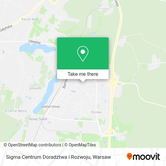 Sigma Centrum Doradztwa i Rozwoju map