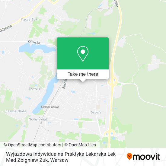 Wyjazdowa Indywidualna Praktyka Lekarska Lek Med Zbigniew Żuk map