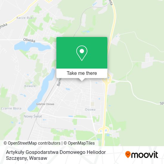 Artykuły Gospodarstwa Domowego Heliodor Szczęsny map