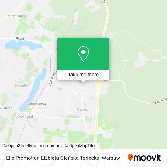 Elle Promotion Elżbieta Gleńska Terlecka map