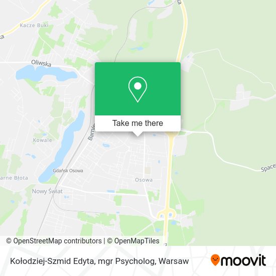 Kołodziej-Szmid Edyta, mgr Psycholog map