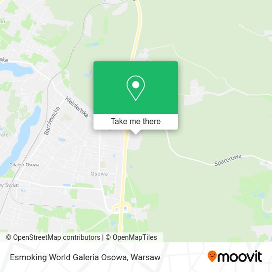 Esmoking World Galeria Osowa map