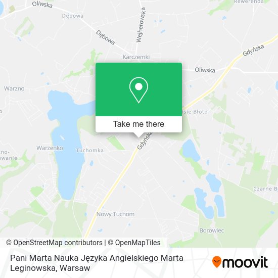 Pani Marta Nauka Języka Angielskiego Marta Leginowska map