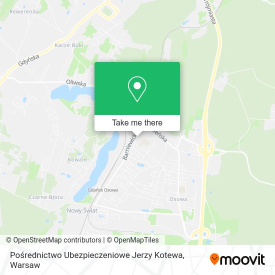 Pośrednictwo Ubezpieczeniowe Jerzy Kotewa map