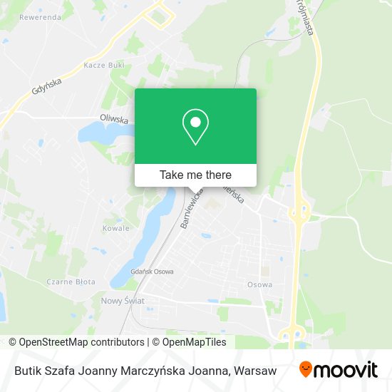 Butik Szafa Joanny Marczyńska Joanna map