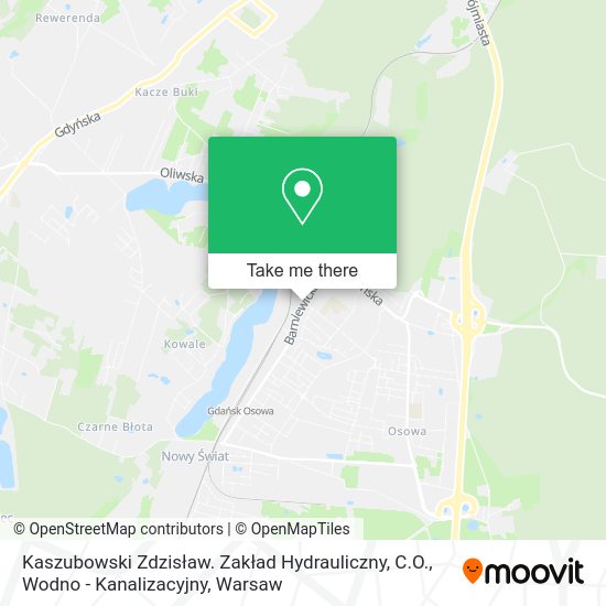 Kaszubowski Zdzisław. Zakład Hydrauliczny, C.O., Wodno - Kanalizacyjny map