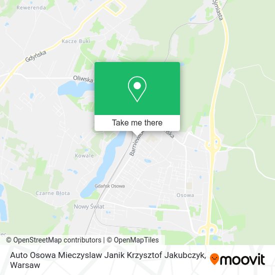 Auto Osowa Mieczyslaw Janik Krzysztof Jakubczyk map