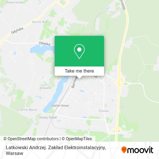 Latkowski Andrzej. Zakład Elektroinstalacyjny map