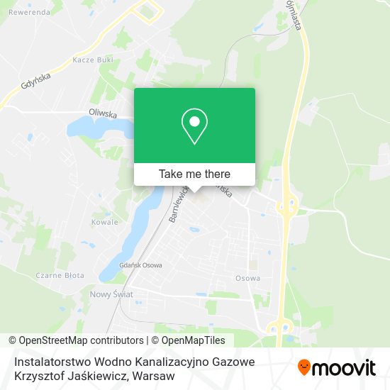 Instalatorstwo Wodno Kanalizacyjno Gazowe Krzysztof Jaśkiewicz map