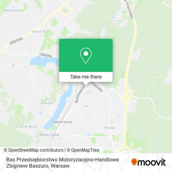 Bas Przedsiębiorstwo Motoryzacyjno-Handlowe Zbigniew Baszuro map