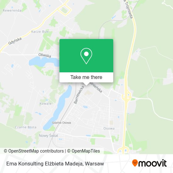 Ema Konsulting Elżbieta Madeja map