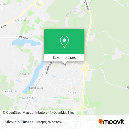 Siłownia Fitness Gregor map