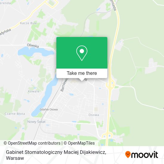 Gabinet Stomatologiczny Maciej Dijakiewicz map