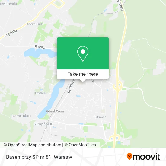 Карта Basen przy SP nr 81