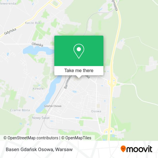 Basen Gdańsk Osowa map