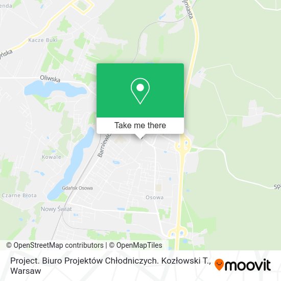 Карта Project. Biuro Projektów Chłodniczych. Kozłowski T.