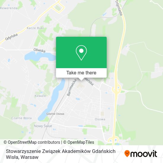 Stowarzyszenie Związek Akademików Gdańskich Wisła map