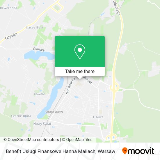 Benefit Usługi Finansowe Hanna Mallach map