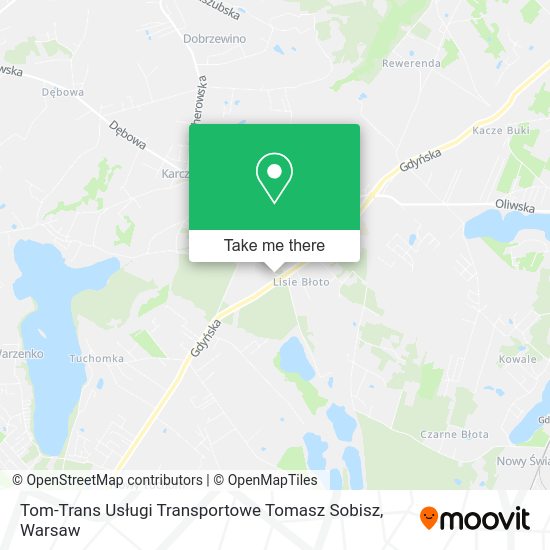 Tom-Trans Usługi Transportowe Tomasz Sobisz map