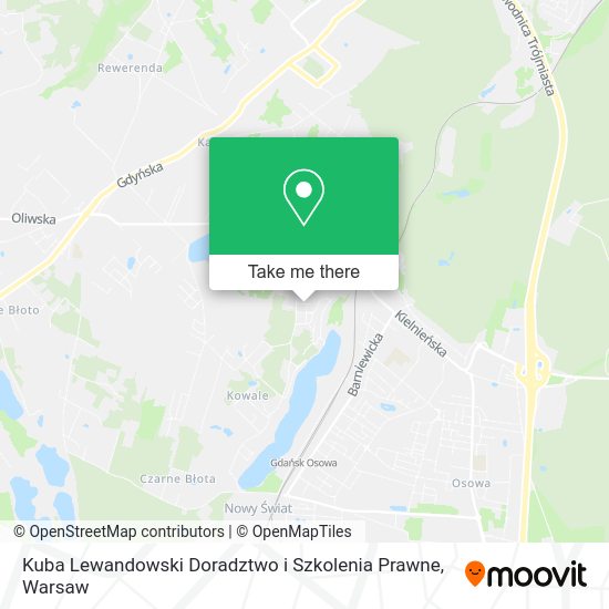 Kuba Lewandowski Doradztwo i Szkolenia Prawne map