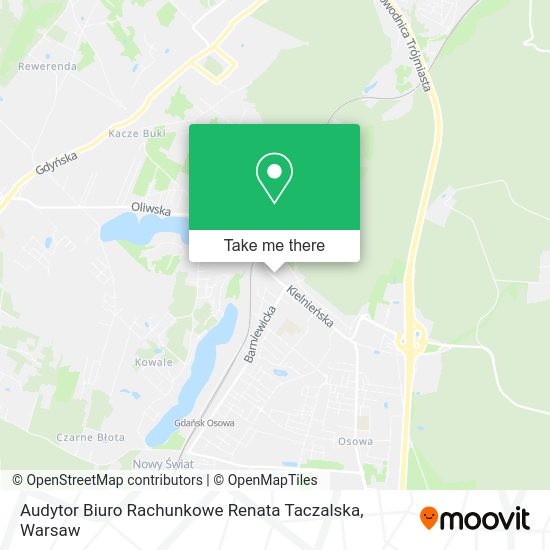 Audytor Biuro Rachunkowe Renata Taczalska map