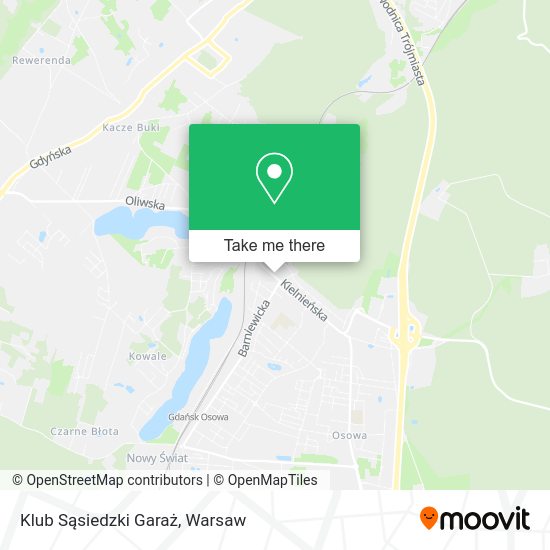 Klub Sąsiedzki Garaż map