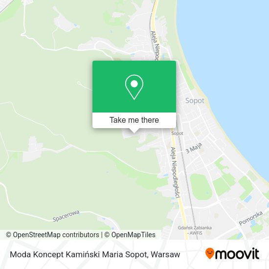 Moda Koncept Kamiński Maria Sopot map