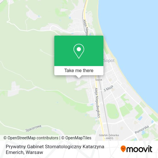 Prywatny Gabinet Stomatologiczny Katarzyna Emerich map