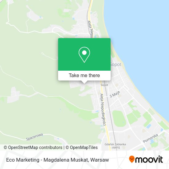 Eco Marketing - Magdalena Muskat map