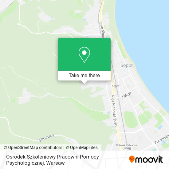 Osrodek Szkoleniowy Pracowni Pomocy Psychologicznej map