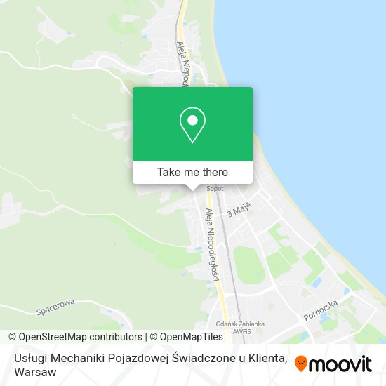 Usługi Mechaniki Pojazdowej Świadczone u Klienta map