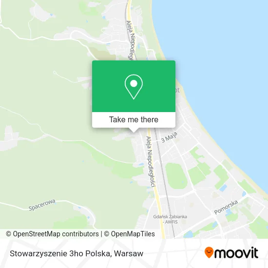 Stowarzyszenie 3ho Polska map