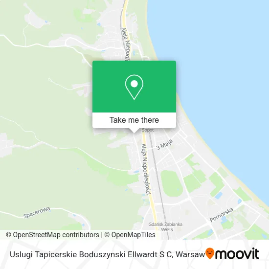 Карта Uslugi Tapicerskie Boduszynski Ellwardt S C