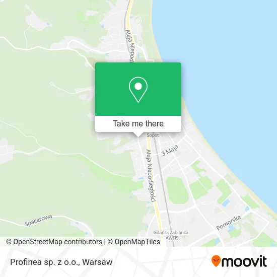 Карта Profinea sp. z o.o.