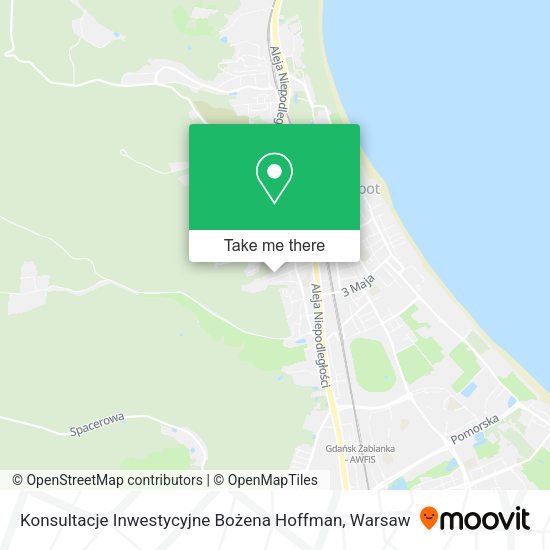 Konsultacje Inwestycyjne Bożena Hoffman map