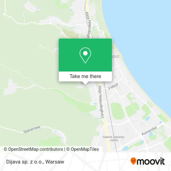Карта Dijava sp. z o.o.