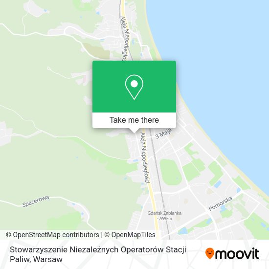 Stowarzyszenie Niezależnych Operatorów Stacji Paliw map